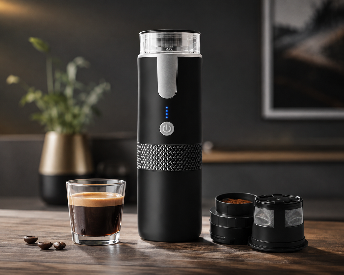 PocketsBrew Portable Espresso Machine — For Trails, Trips & Everything Between